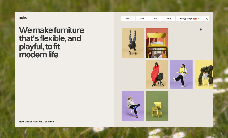 Storefront preview of Noho Furniture
