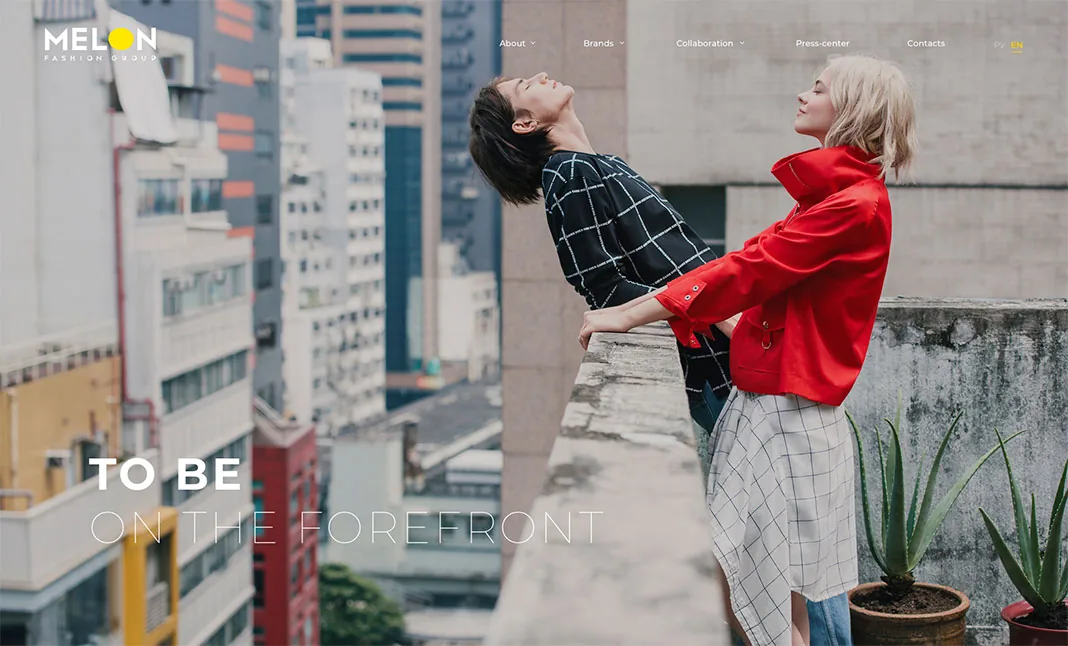 Storefront preview of Melon Fashion Group