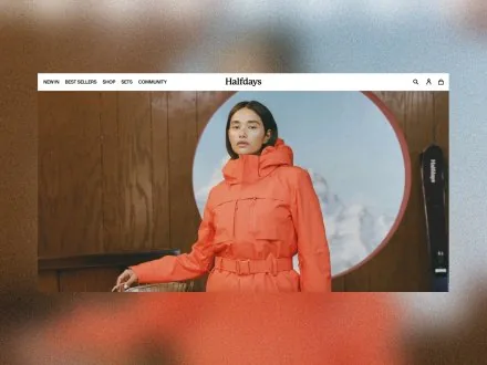 Storefront preview of Halfdays