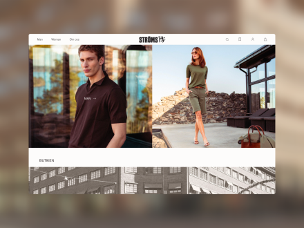 Storefront preview of Ströms