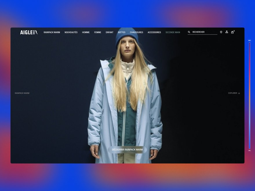 Storefront preview of Aigle