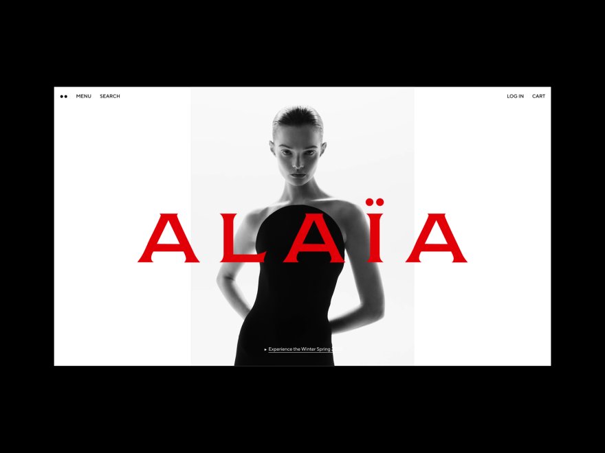 Storefront preview of Alaïa