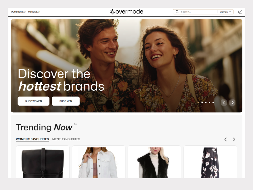 Storefront preview of Overmode